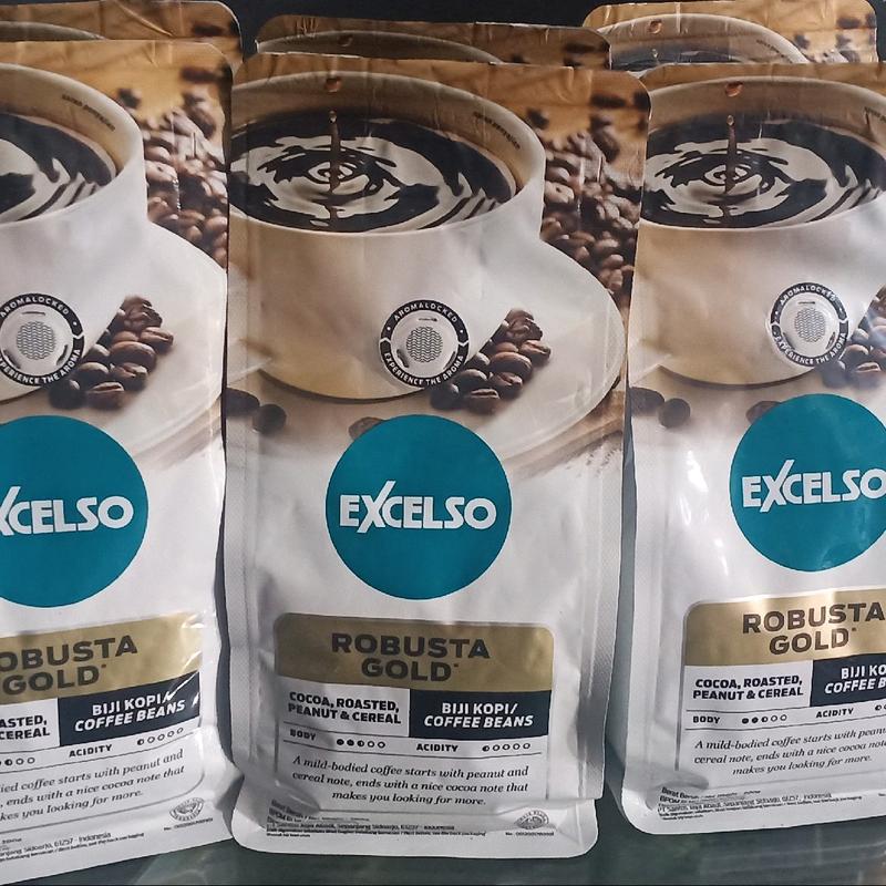 Kopi Excelso kemasan 200gr varian bubuk dan biji 2