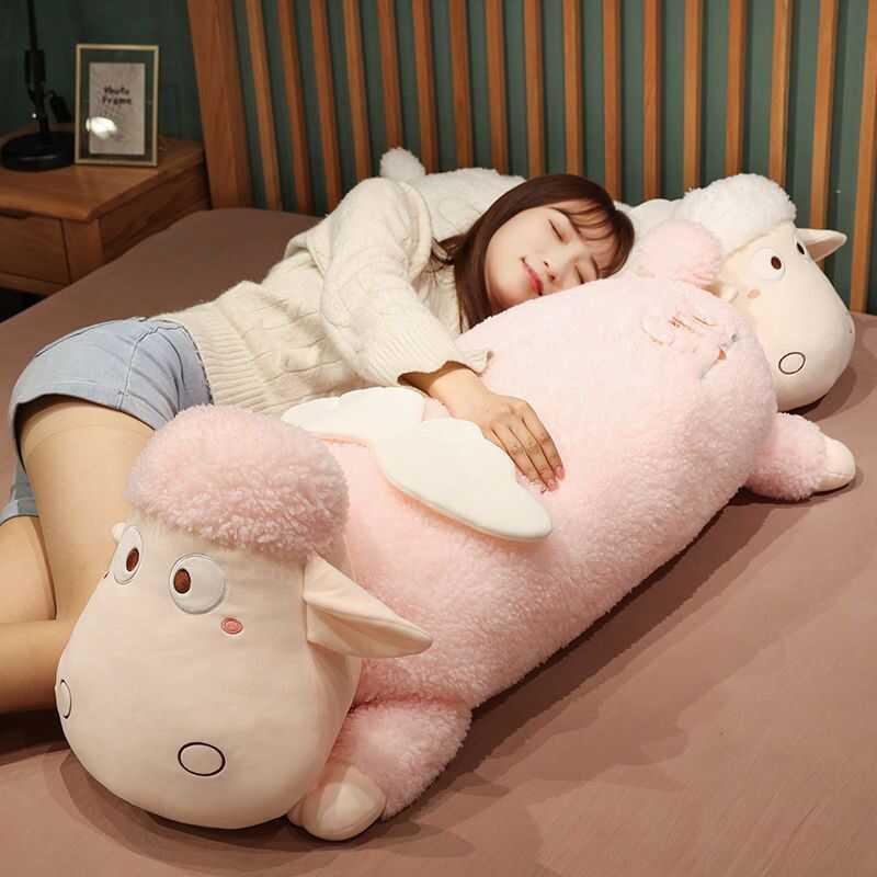 Búp Bê Vải Cừu, Cỡ Nhỏ Dễ Thương, Đồ Chơi Nhồi Bông Cho Trẻ Em, Búp Bê Chải Chút Chít Dài Thú Bông Thú Nhồi Bông