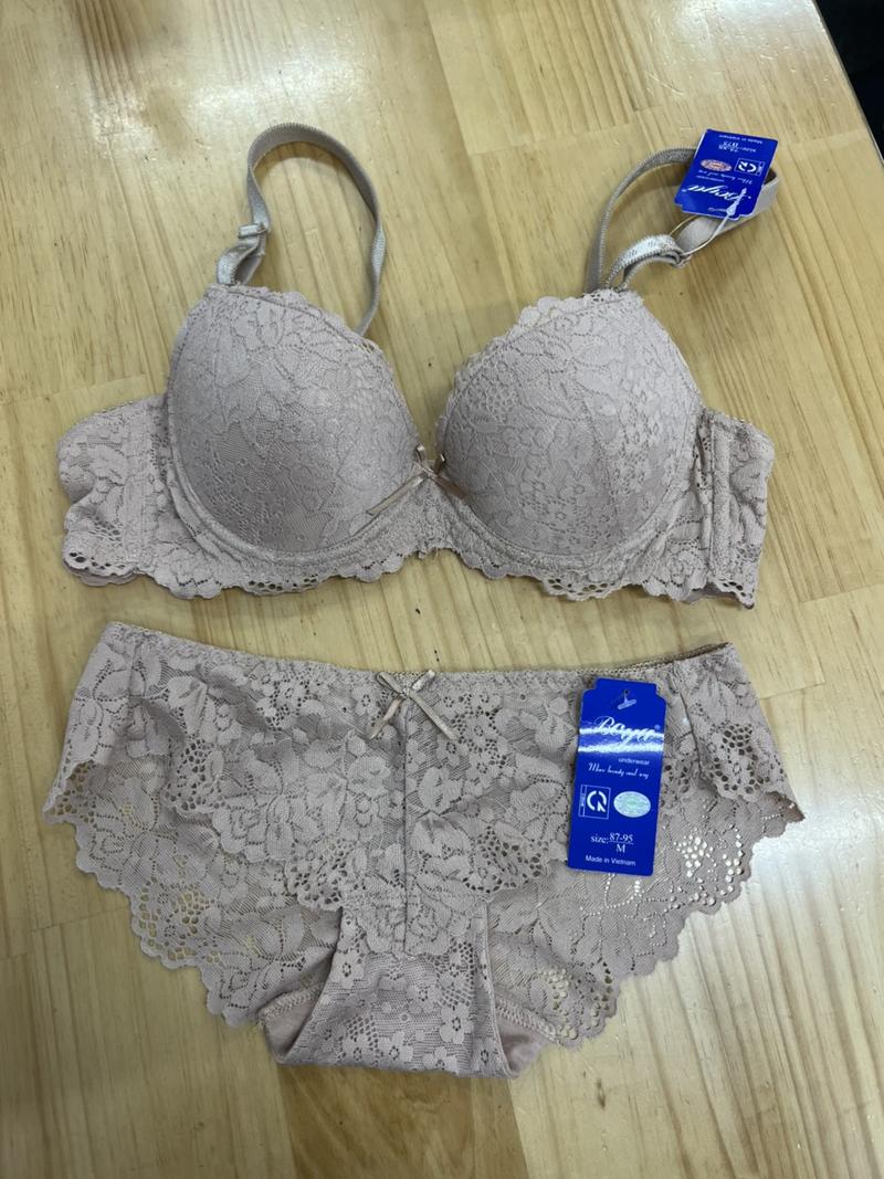 Product Introduction of [BOYA522] Combo đồ lót REN, áo ngực MỎNG có gọng, 2 móc cài và quần lót ren - Áo Quần Lót 11