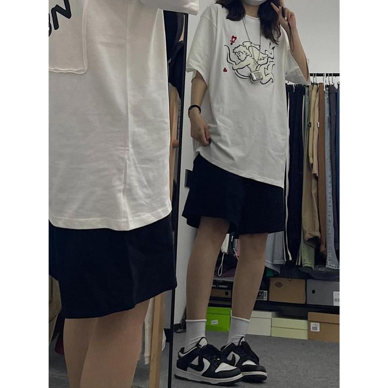 Quần Y2K Cotton Nguyên Chất, Phong Cách Y2K, Dáng Rộng Vừa Vặn, Dành Cho Phụ Nữ, Nam Giới Và Nam Giới, Thích Hợp Cho Quần Bảo Hộ Lao Động Đi Chơi Và Mùa Hè, Dễ Phối Đồ Và Hợp Xu hướng, CQ Sang Trọng, Phát Hành Năm 2003 5