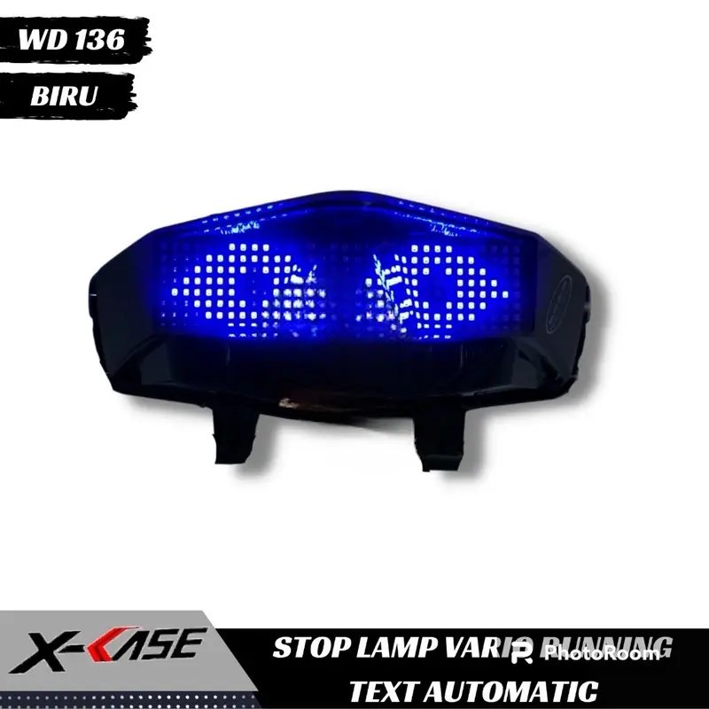 LAMPU STOP VARIO 125 150 COLOSEUM RUNNING TEXT ANIMASI 16 MODE PLUS MAGNET STOPLAMP VARIO 125 NEW VARIO 150 3