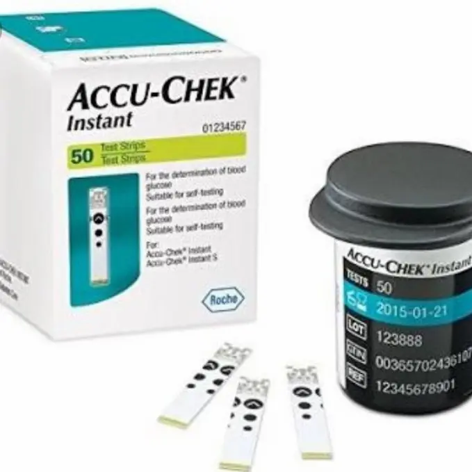 ALAT CEK GULA DARAH ACCUCHEK INSTAN-STRIP ACCUCHEK INSTAN ISI 50PCS 6
