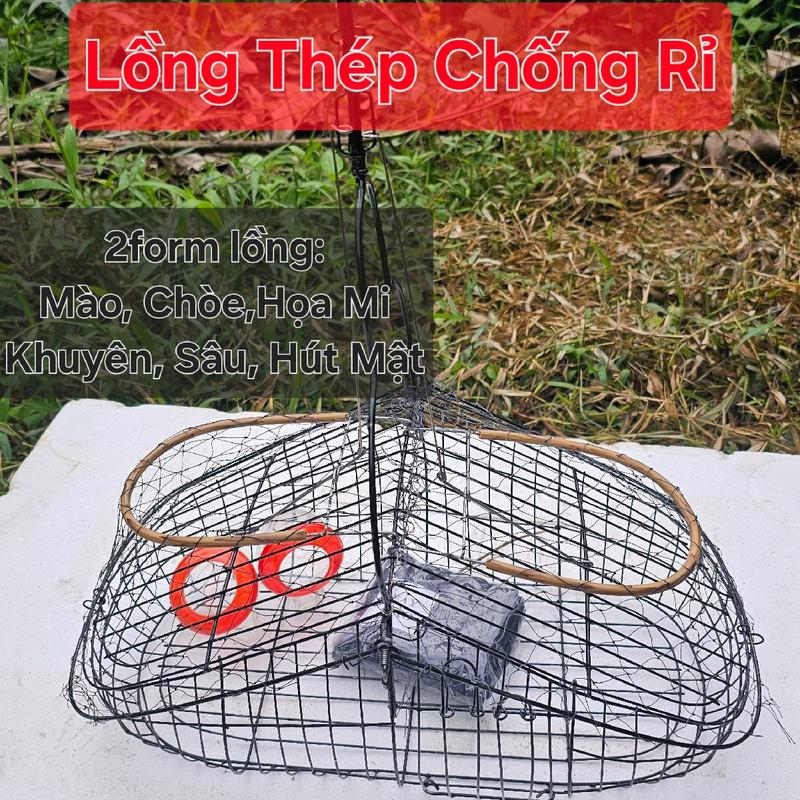 Lồng Lụp chim Chào Mào, Chích Chòe, Họa Mi, Sâu, Khuyên, Hút Mật Bằng Thép