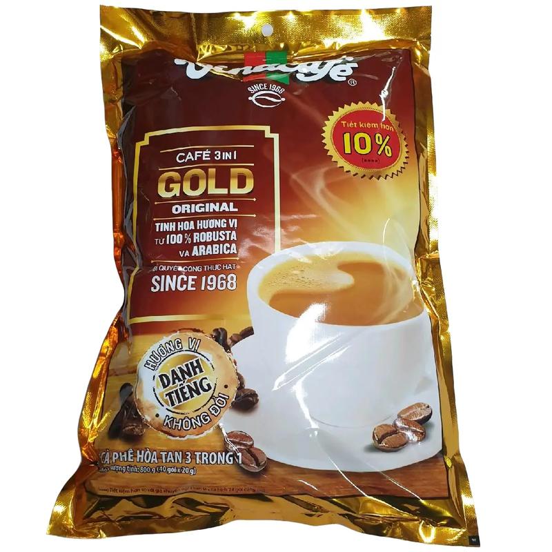 VINA CÀ PHÊ HÒA TAN 3 TRONG 1   800G(40 gói ×20g) Cafe Coffee sữa cà phê hòa tan ca  phe vi na   coffee