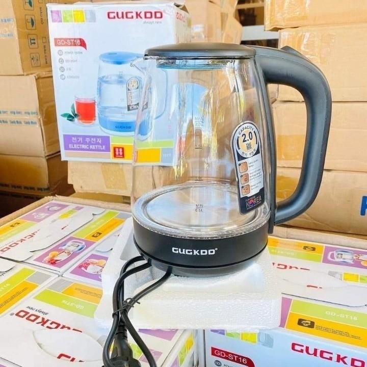 Ấm Siêu Tốc Thủy Tinh Cao Cấp 2.0 Lít CUCKDD Model GD-ST16 Có Đèn Led Tự Ngắt Khi Sôi 1