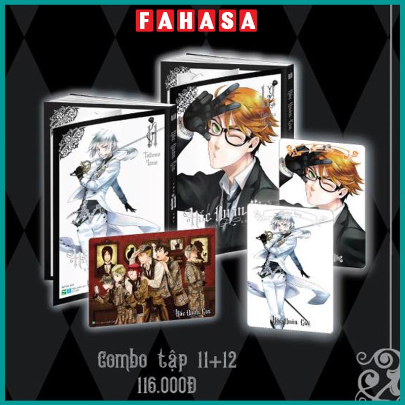 Bộ Manga Hắc Quản Gia - Tập 11 + Tập 12 (Bộ 2 Cuốn) - Tặng Kèm 2 Black Card + 1 Card Độc Quyền - Truyện Tranh