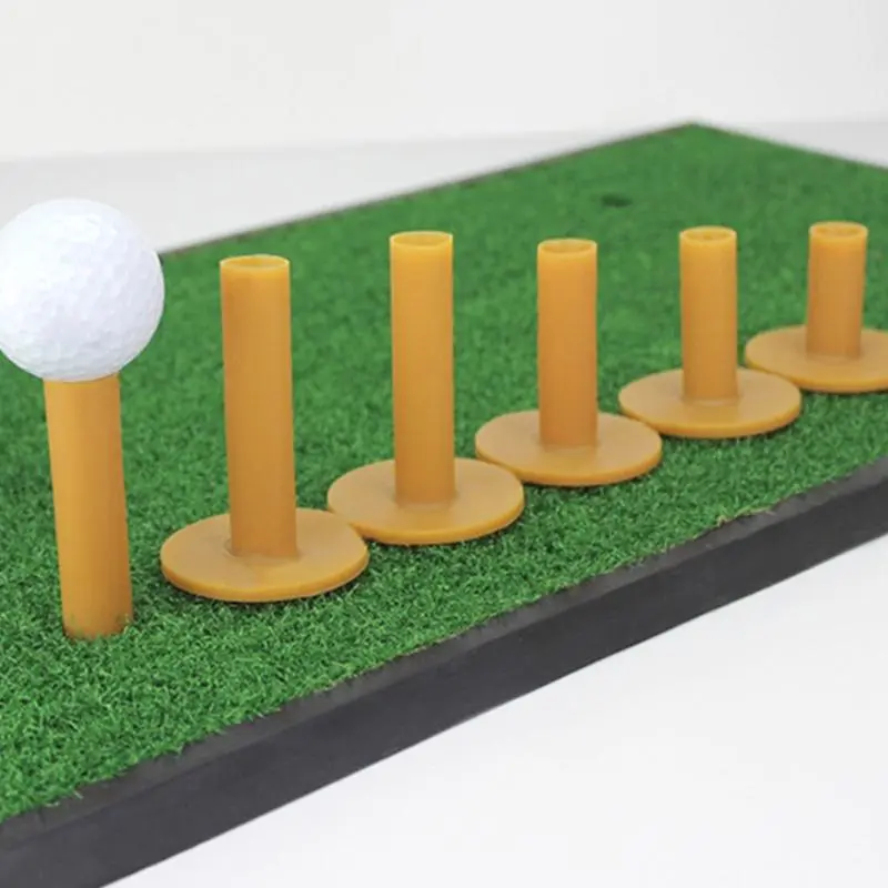 1Pcs Durable Rubber Golf Tee Holder Golf Tees Plastic Mat Golf Ball Holder Beginner Trainer Equipment