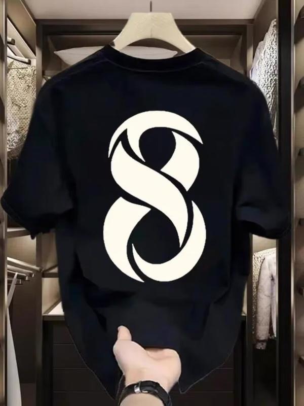 Product Introduction of Short-Sleeved T-shirt Men's Summer New Korean Style Trendy Top Clothes Ins Trendy Brand Loose Cotton T-shirt 1