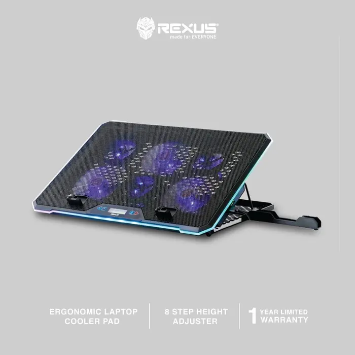 Rexus Breeze B160 Cooling Pad Laptop Fan With RGB 4