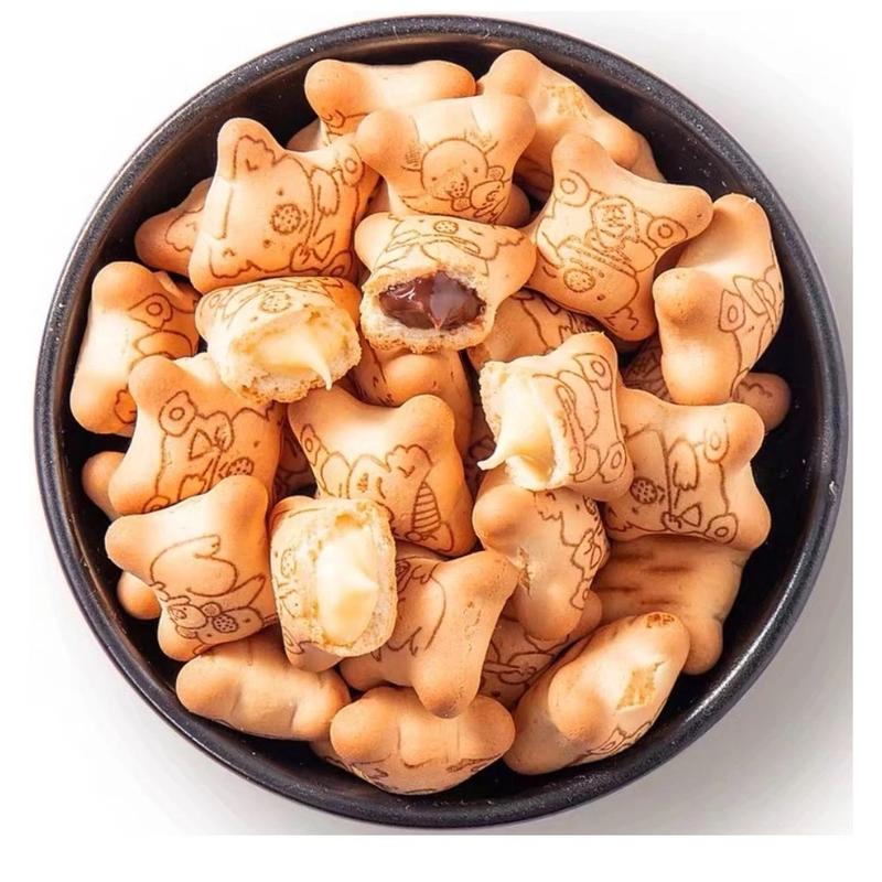  Bánh gấu nhân socola tan chảy Thái Lan hủ 250g - Ăn vặt 083 
