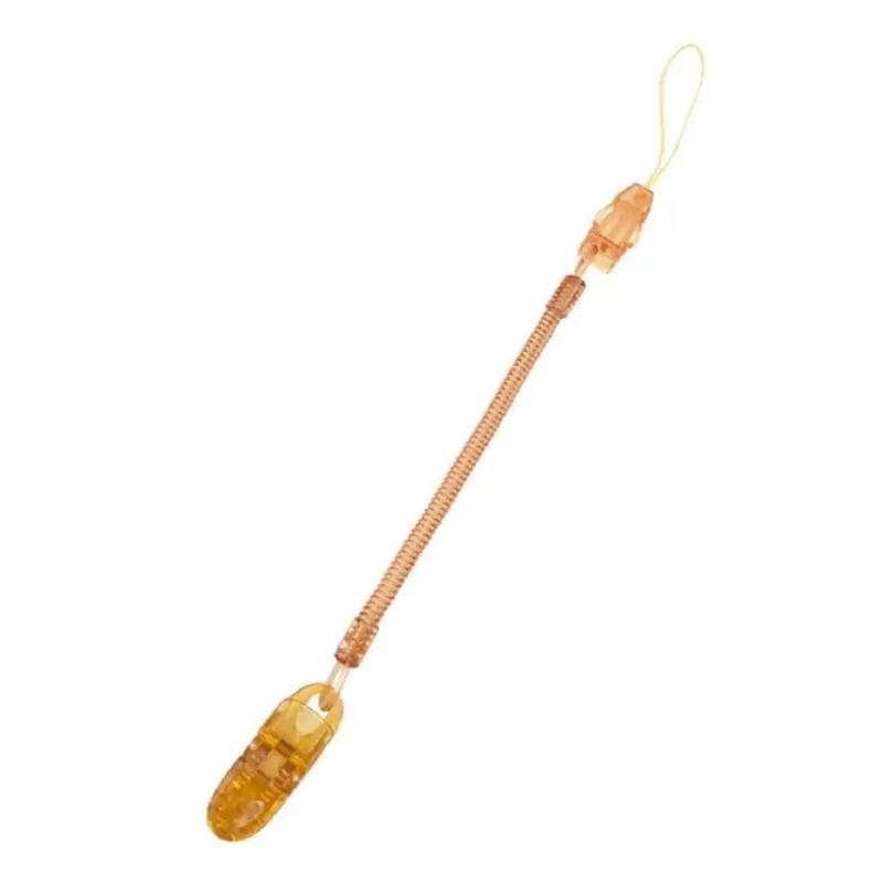 Product Introduction of 2pcs Toddlers Kids Pacifiers Leashes Clips Soother Holder Retractable Elastic Baby Pacifier Chain Dummy Clip Nipple Holder Nipples 6