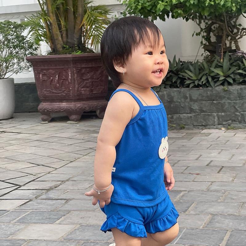 BỘ TĂM 2 DÂY BÉ GÁI chất tăm xuất Nhật siêu mát 8