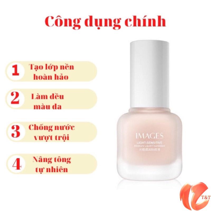 Kem nền che khuyết điểm Images kiềm dầu kháng nước lâu trôi tạo lớp nền đẹp trong suốt TT20 7