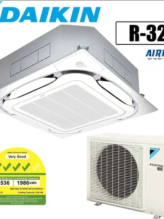DAIKIN INVERTER CEILING CASSETTE (18,000 BTU/HR) SUPPLY ONLY