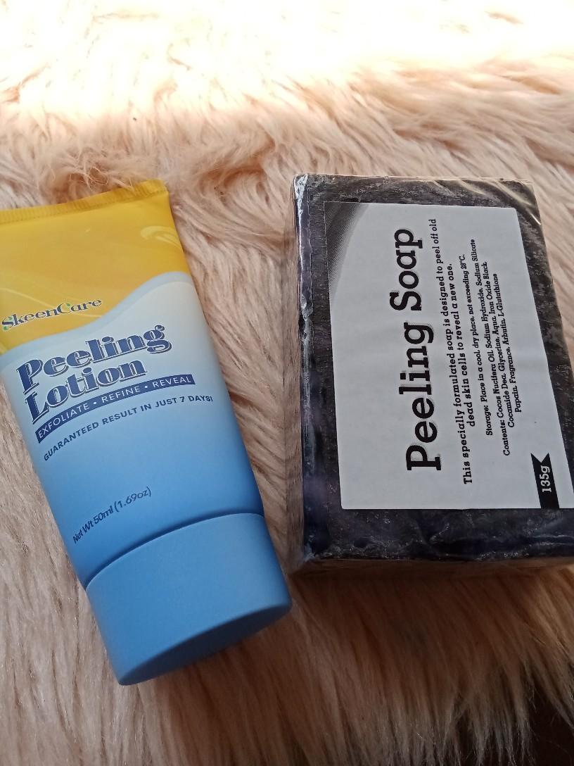 skeen care peeling lotions 50ml+peeling soap 135g Skincare Skin Repair  Comfort - TikTok Shop Philippines