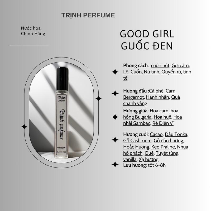 Nước Hoa(10ml) Guốc đen EDP Nữ gút gơ Cosmetic Perfume