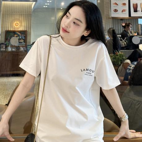 Áo Phông Cotton Cao Cấp Đi Học, Đi Chơi LAMOUR PARIS LOGO  Nhiều Màu Sắc Trẻ Trung Năng Động Dorris N Nữ Women Top 3