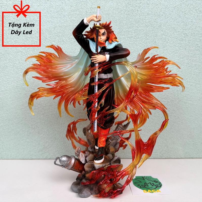 Mô Hình Rengoku Hoả Kiếm 30cm trong Kimetsu no Yaiba Siêu Nét  - GaGa Mô Hình (Tặng Dây Led) Đồ Chơi Toy