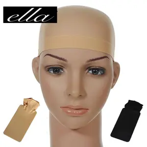 Hairnet Wig Cap Stocking kain Elastis 2 Varian Warna HST2W Hitam