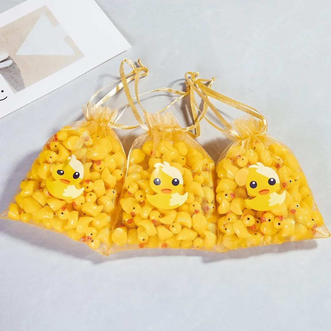 Mini Resin Duck Ornament, 30/50/100pcs Cute Mini Duck Statue, DIY Decoration for Fish Tank, Doll House, Bonsai, Christmas and Halloween Decoration