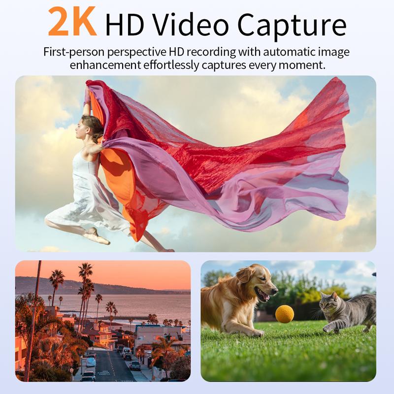 800W 4K HD AI Smart Glasses Chat GPT 100MP Camera Bluetooth Call 260Mah Battery Voice Assistant Control Glasses For Men Women