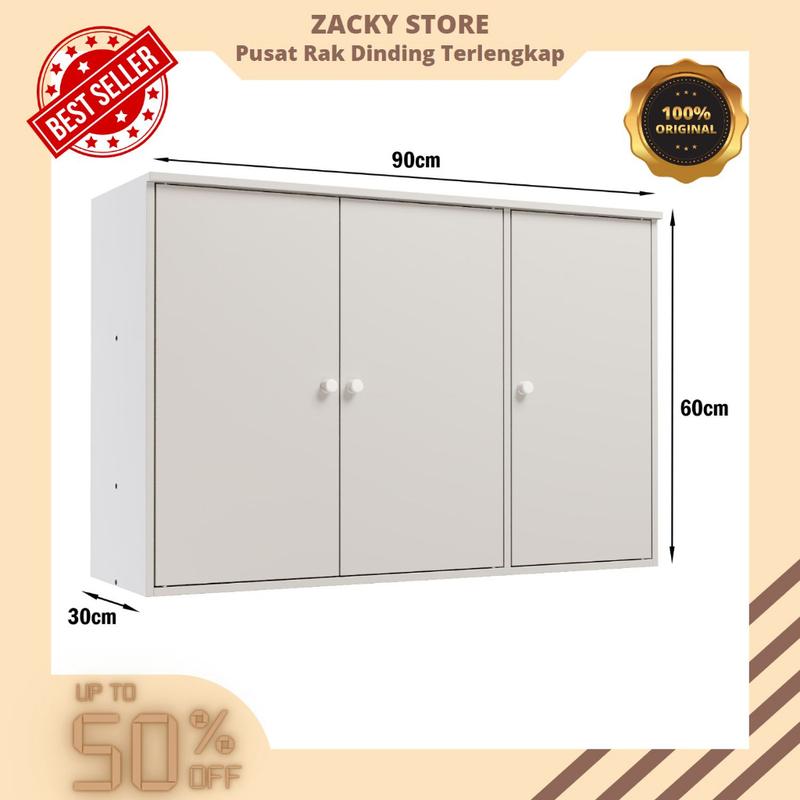 Lemari Dapur Gantung Minimalis Kitchen Set Multifungsi Rak Dapur Serbaguna Hemat Ruang Tempel Dinding Type 053/054/057L/057M/056L/056M Furniture 1