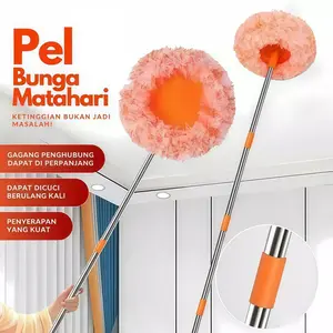 Alat Pembersih Rumah/Pel Dinding Multi Fungsi/Multifungsi Pembersih Rumah Lantai Membersihkan Dinding Plafon 1 Set Pel Dinding Bulu Kain