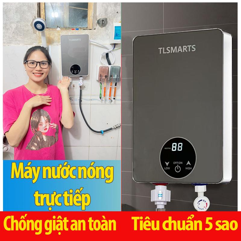 Máy nước nóng trực tiếp TLSMART có nước ấm 24 24 sử dụng dễ dàng 3 cấp độ chống giật bình buồng làm ấm bằng inox