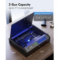 Gambar Safe Box 721FC Fingerprint Code LCD Display USB C Quick Access Portable Anti Theft Nightstand Drawer Car Storage dari Tanaga Online Shop Kota Administrasi Jakarta Barat 4 Tokopedia