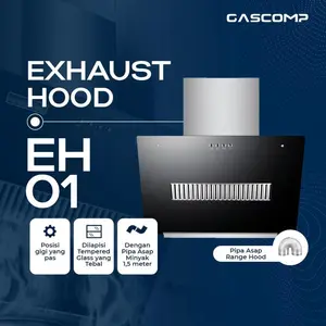 GASCOMP Cooker Hood Daya hisap kuat Exhaust Hood (EH-01) Exhaust Hood
