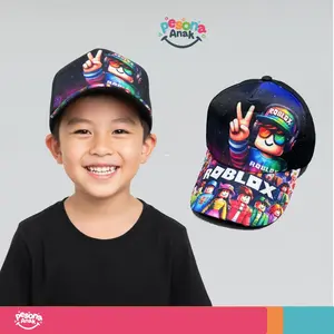 Topi Anak ROBLOX printing premium laminasi kuat tidak luntur Usia 2-6 tahun
