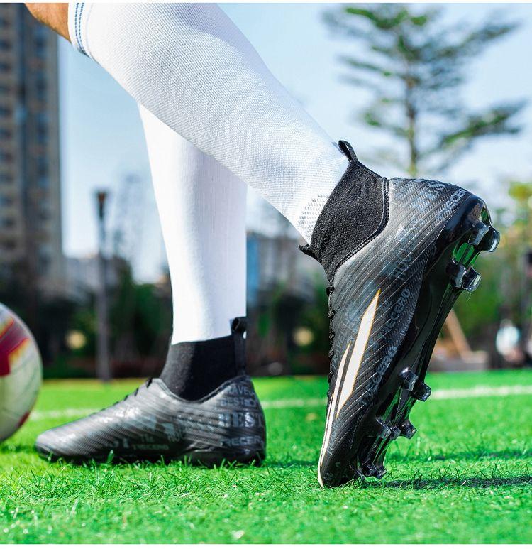 Product Introduction of Soccer Shoes Men's Adult Sports Soccer Shoes Long Broken Nail Training TF Boy Student Professional Short Studs Youth Sneakers 11