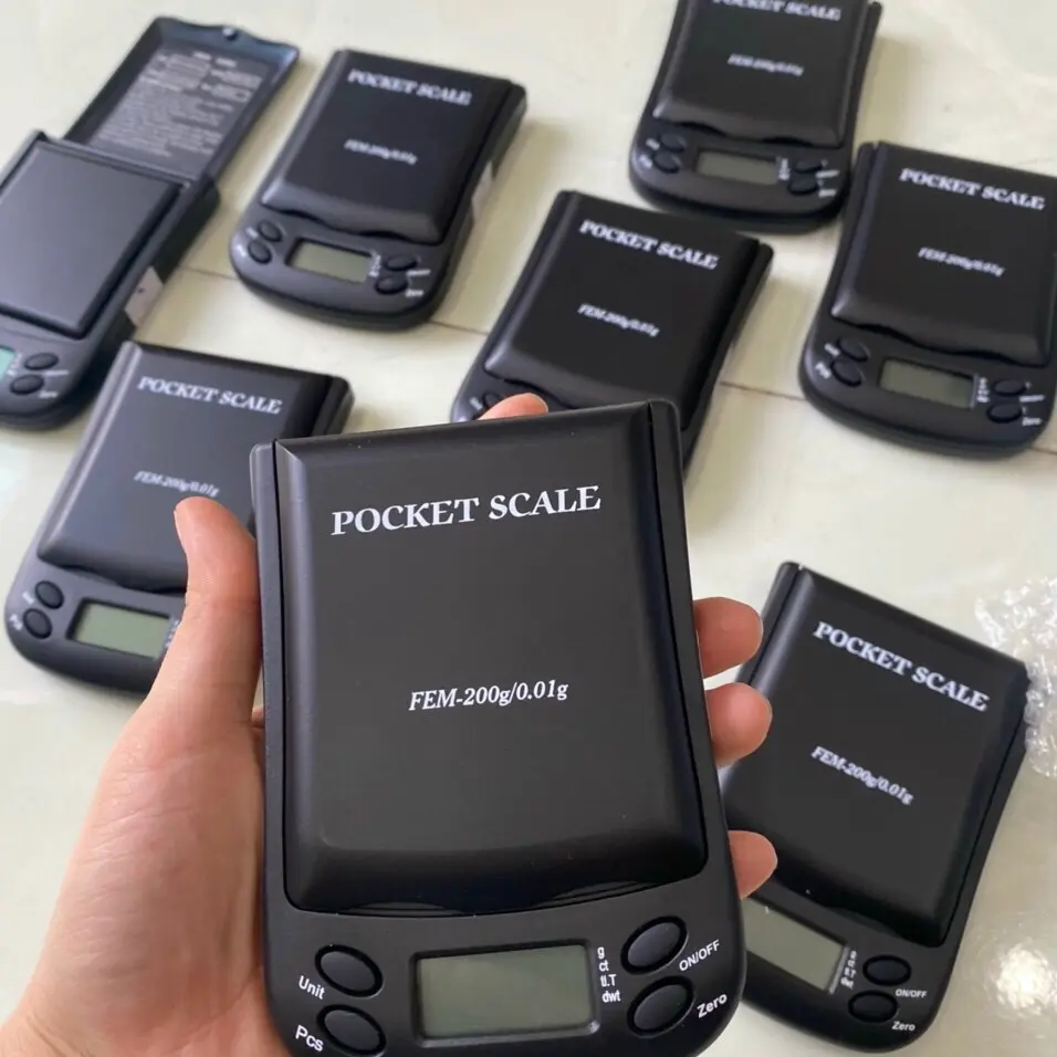 CÂN ĐÁ QUÝ (VÀNG,BẠC,...) ĐIỆN TỬ TIỂU LY POCKET 200G/ 0.01G