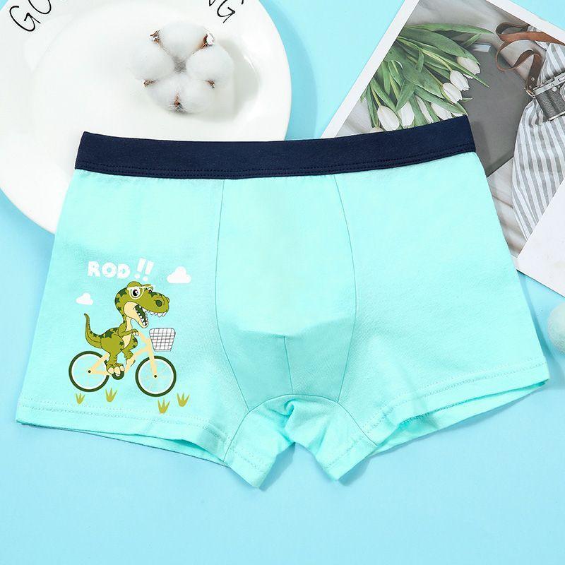 Product Introduction of Children's Cotton Underwear Boy's Boxer Shorts Boys Middle and Big Children Summer Thin Breathable Boxers 10 Shorts 12 Years Old 8