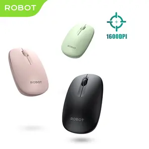 ROBOT Mouse M260 2.4G Wireless Optical USB Mouse  Computer - Garansi Resmi 1 Tahun Baterai Portable