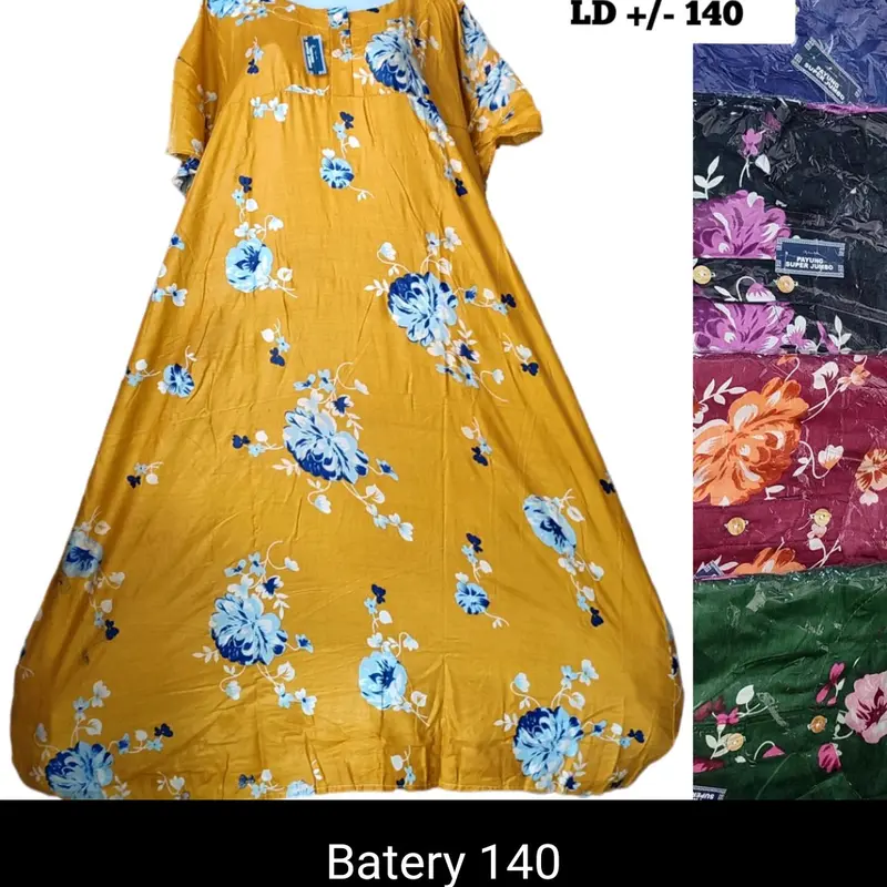 Daster jumbo ld 160 isi 5 Katun busui RANDOM 4