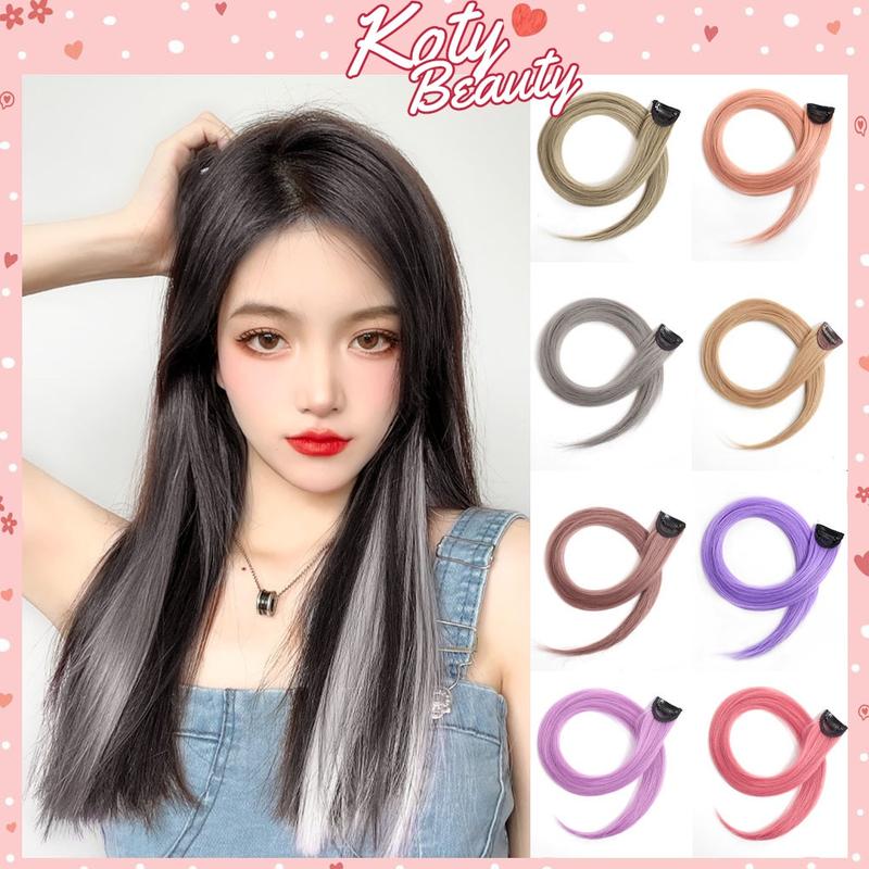  Tóc giả kẹp Highlight phong cách Hàn Quốc tóc light giả nhiều màu cá tính shop Koty TG1 