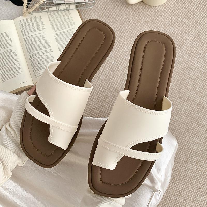 Hàng loại 1 Dép xỏ ngón nữ dép lê thời trang kiểu dáng hàn quốc chất liệu PVC