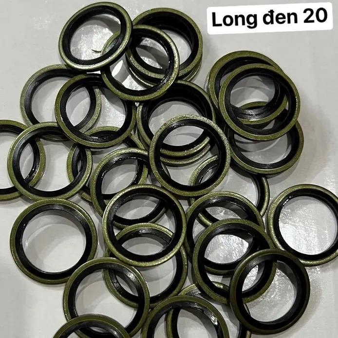 Túi 50 long đền cao su lõi thép chịu dầu, chịu nhiệt đa dạng kích thước 8