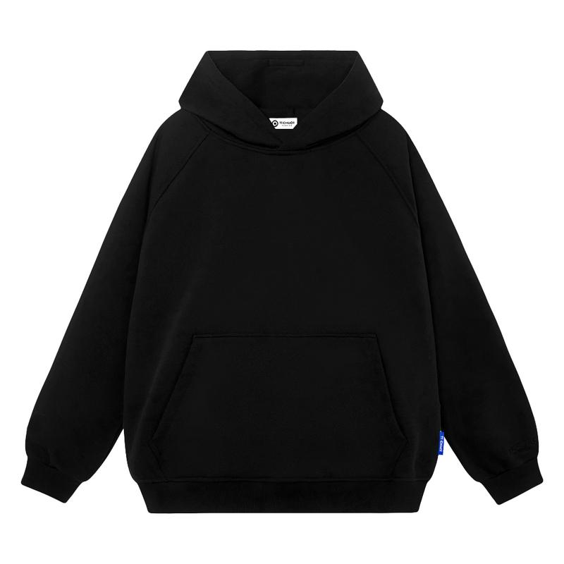Áo hoodie trơn nam nữ ulzzang nỉ bông, áo khoác nỉ bông unisex form rộng trùm đầu Menswear