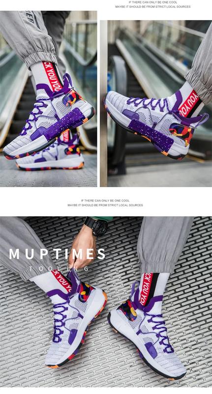 Product Introduction of Basketball shoes for men breathable sports shoes High Tops Women basketball sneakers athletics basket shoes outdoor male sneakers non-slip running shoes size 36-45 41