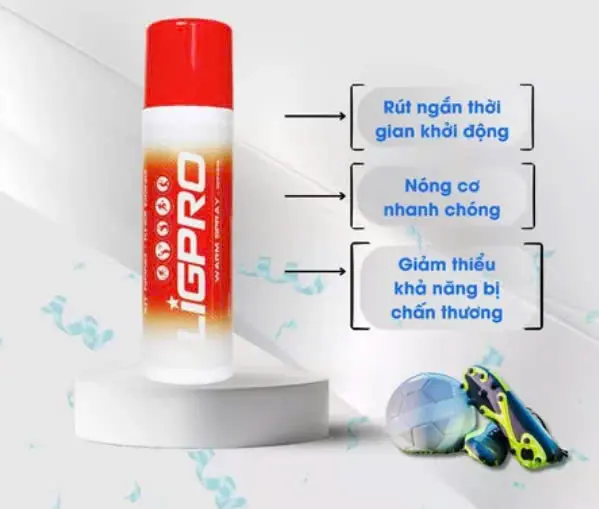 [Combo 2 chai xịt LIGPRO 200ml] Xịt lạnh giảm đau, Xịt nóng khởi động nhanh giúp xoa bóp  đau nhức xương khớp 4