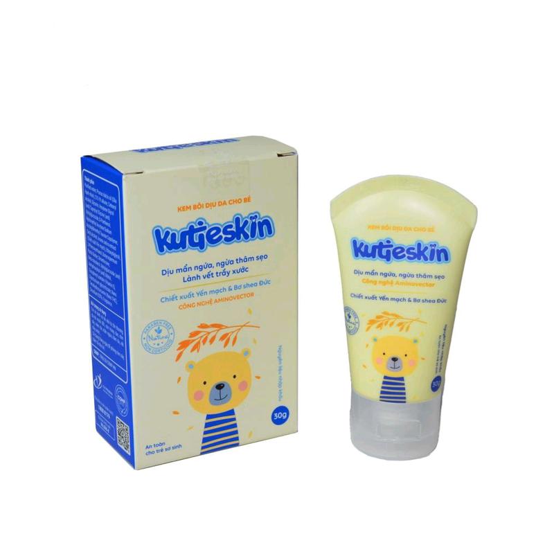 KEM BÔI DỊU DA EM BÉ KUTIESKIN TUÝP 30GR Cho Bé kuti eskin