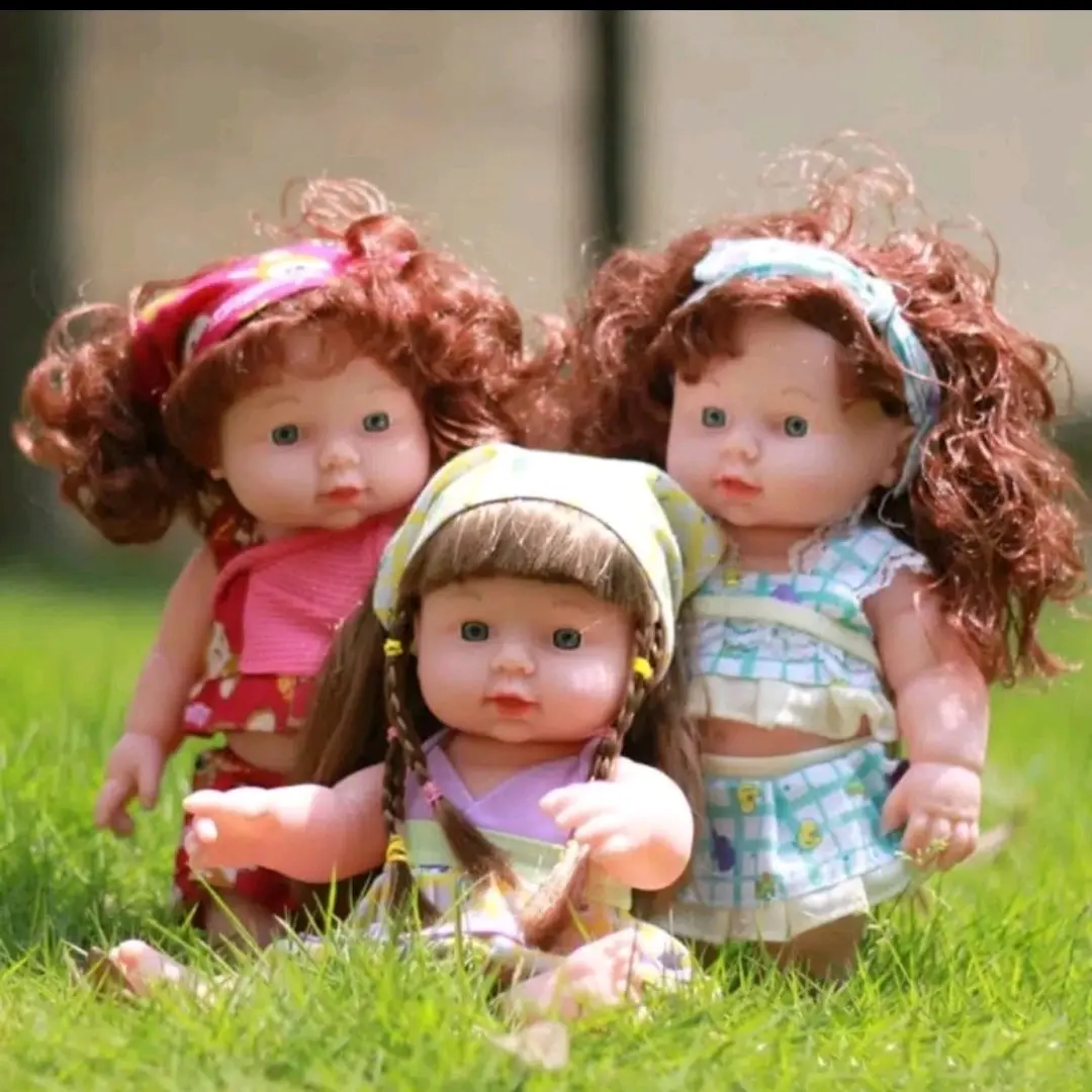 Boneka Bayi perempuan bahan silikon lembut