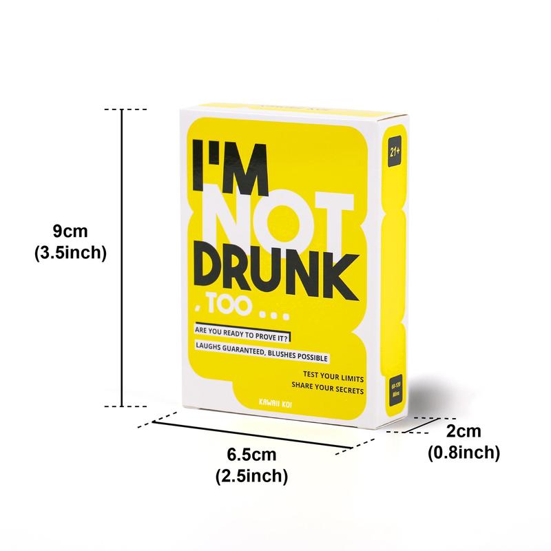 I'm Not Drunk Drinking Game, Drinking Card Game, Drinking Game For Parties & Game Nights, Party Game Ideas, Gift for Her, Men's Gift 5