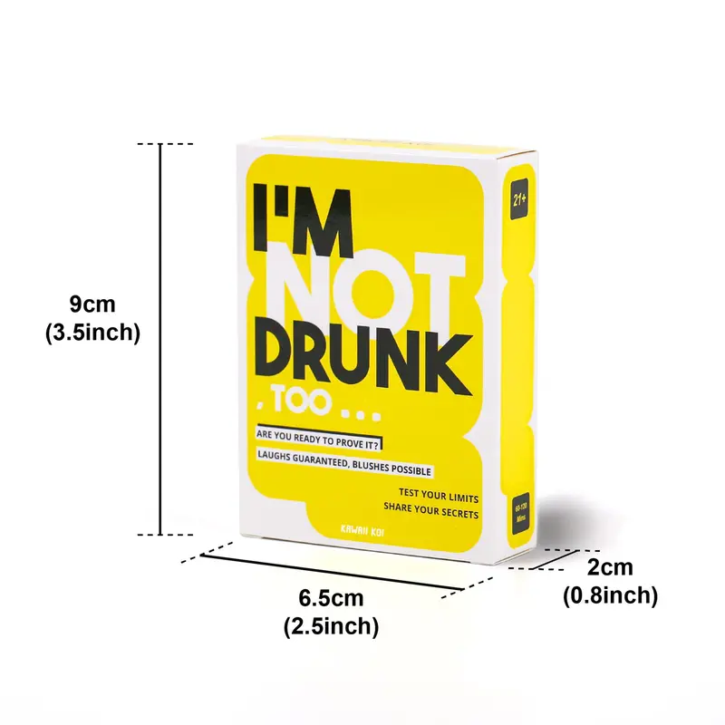I'm Not Drunk Drinking Game, Drinking Card Game, Drinking Game For Parties & Game Nights, Party Game Ideas, Gift for Her, Men's Gift 5