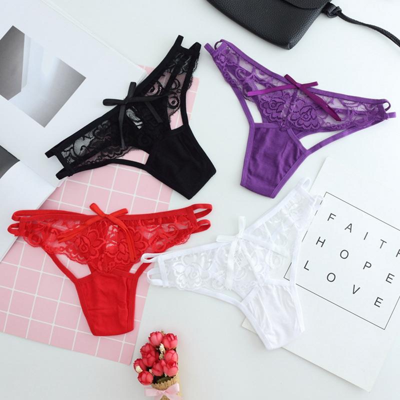 Product Introduction of Đồ Lót Ren, Lãng Mạn Và Gợi Cảm, Dành Cho Phụ Nữ, Quần Lót khoét Dây Sex, Quần Lót Trong Suốt, Không Đường May, Đồ Lót Nữ Women 7