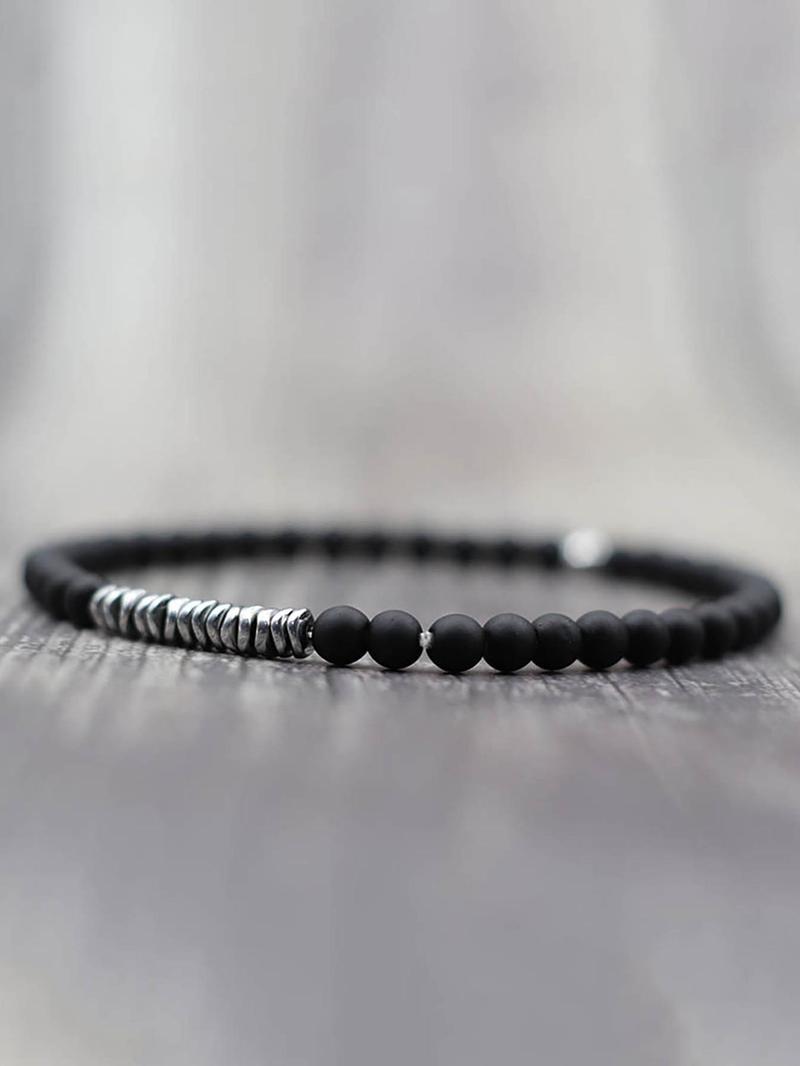 Product Introduction of Men's Boho Style Beaded Bracelet, Fashion Minimalist Matching Bracelet, Trendy All-match Vintage Jewelry As Birthday Gift for Men for Daily Decor 10