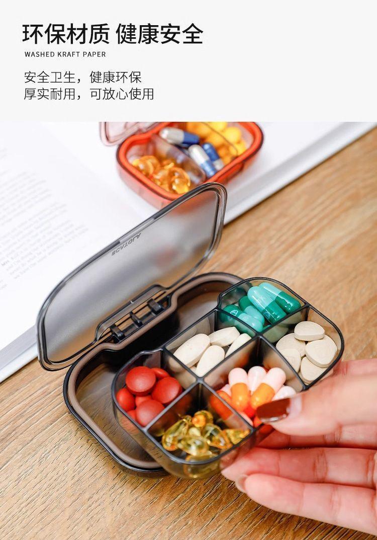 Product Introduction of Medicine Box Portable Small Size Mini Three Meals a Day Pill Tablet Medicine Compartment Box Portable Medicine Small Box 10