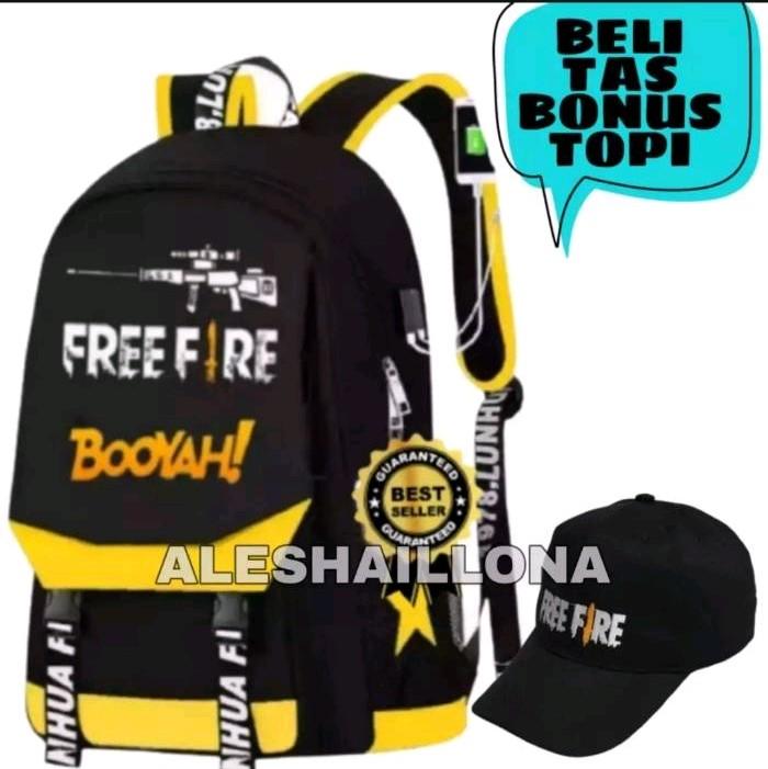 Tas  anak laki laki Tas Ransel Sekolah Anak laki laki Karakter FF dan Super Hero Murah Sd Fashion 0
